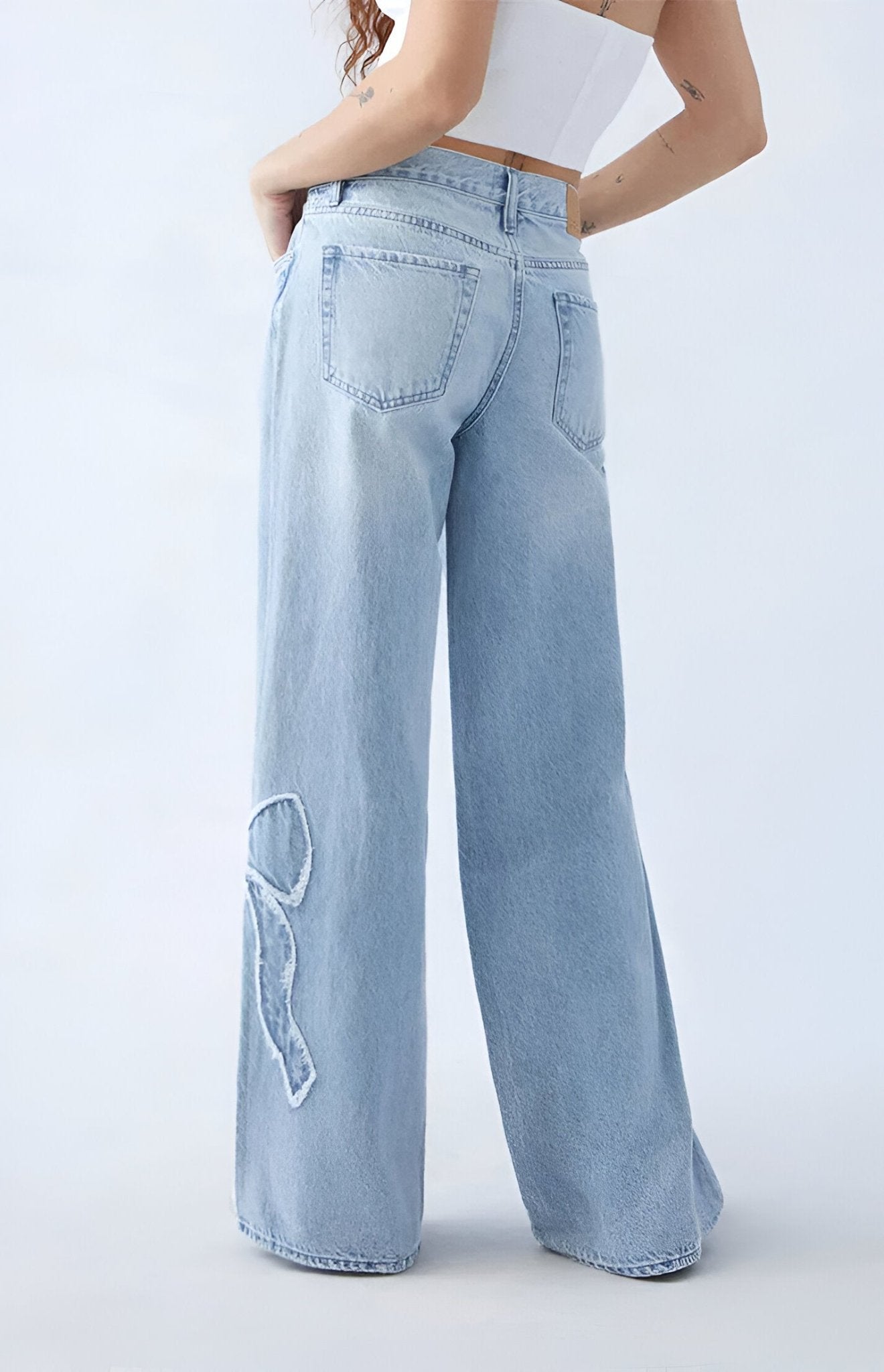 Belle | Bow Jeans - Broek