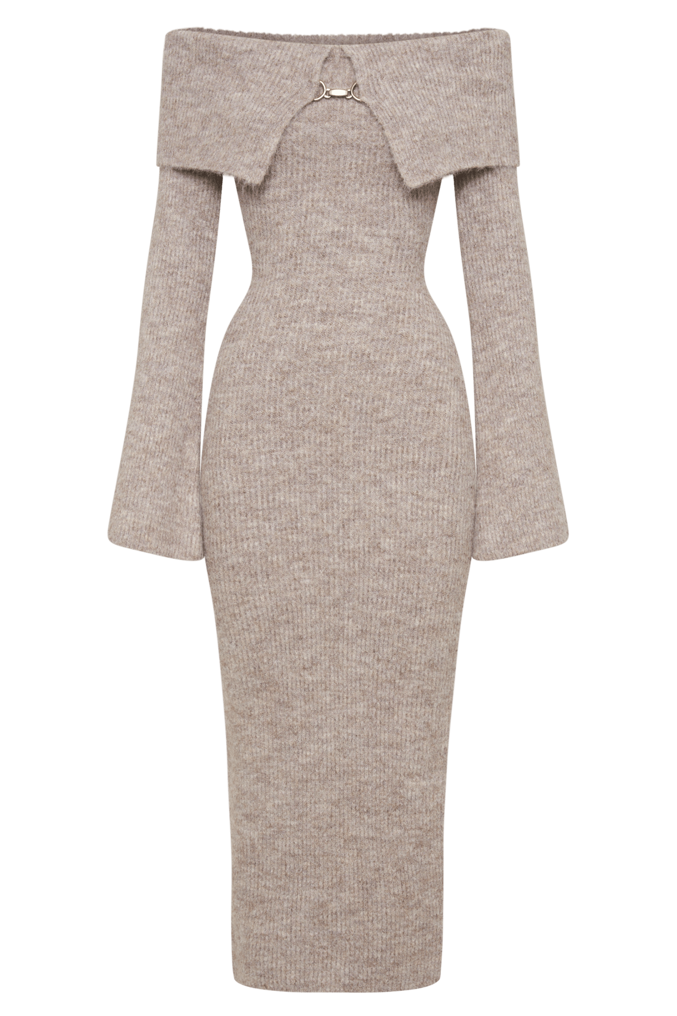 Giulia | Off - Shoulder Knit Dress -