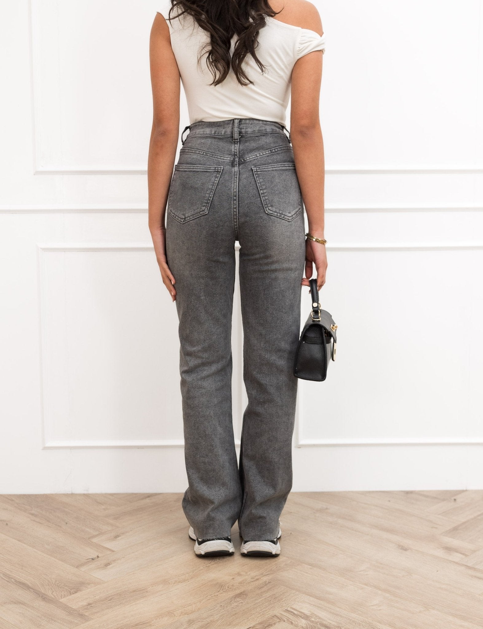 Hazel | Jeans Grey -