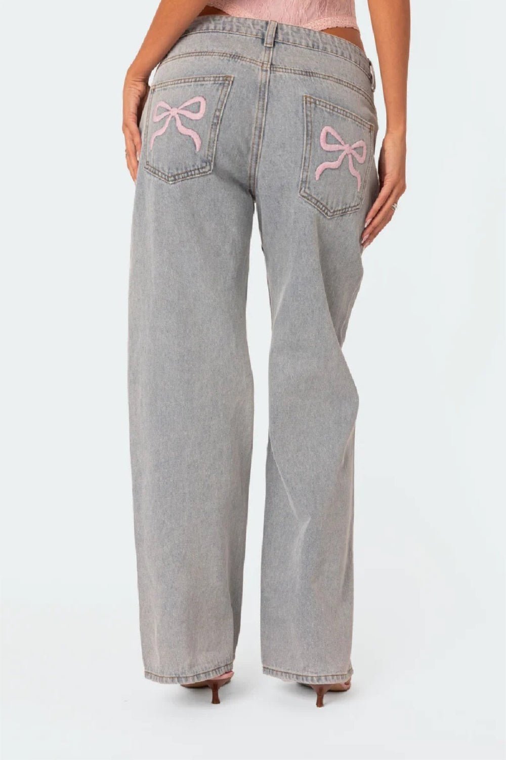 Laura | Bow Tie Jeans - Jeans