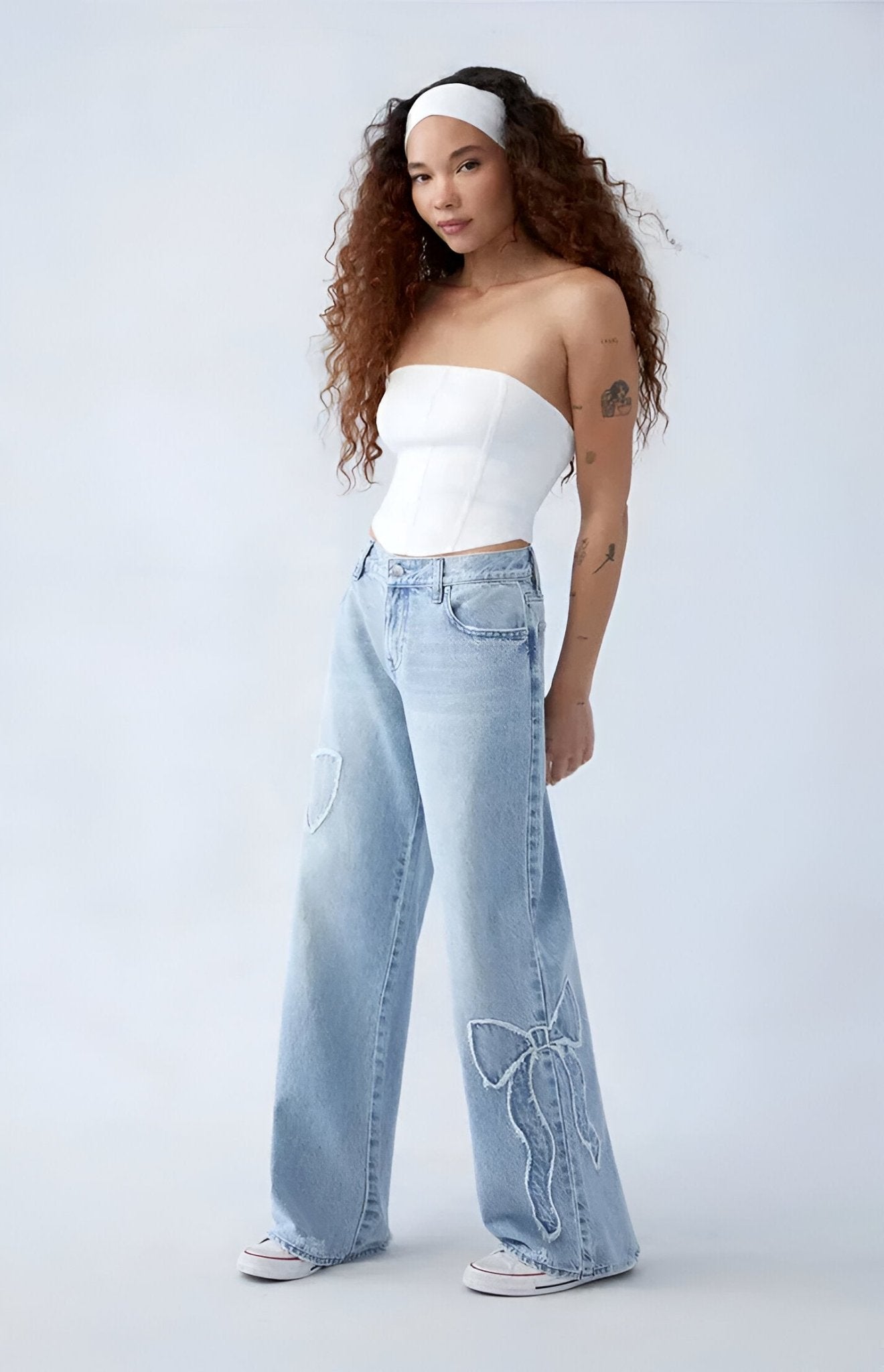Belle | Bow Jeans - Broek