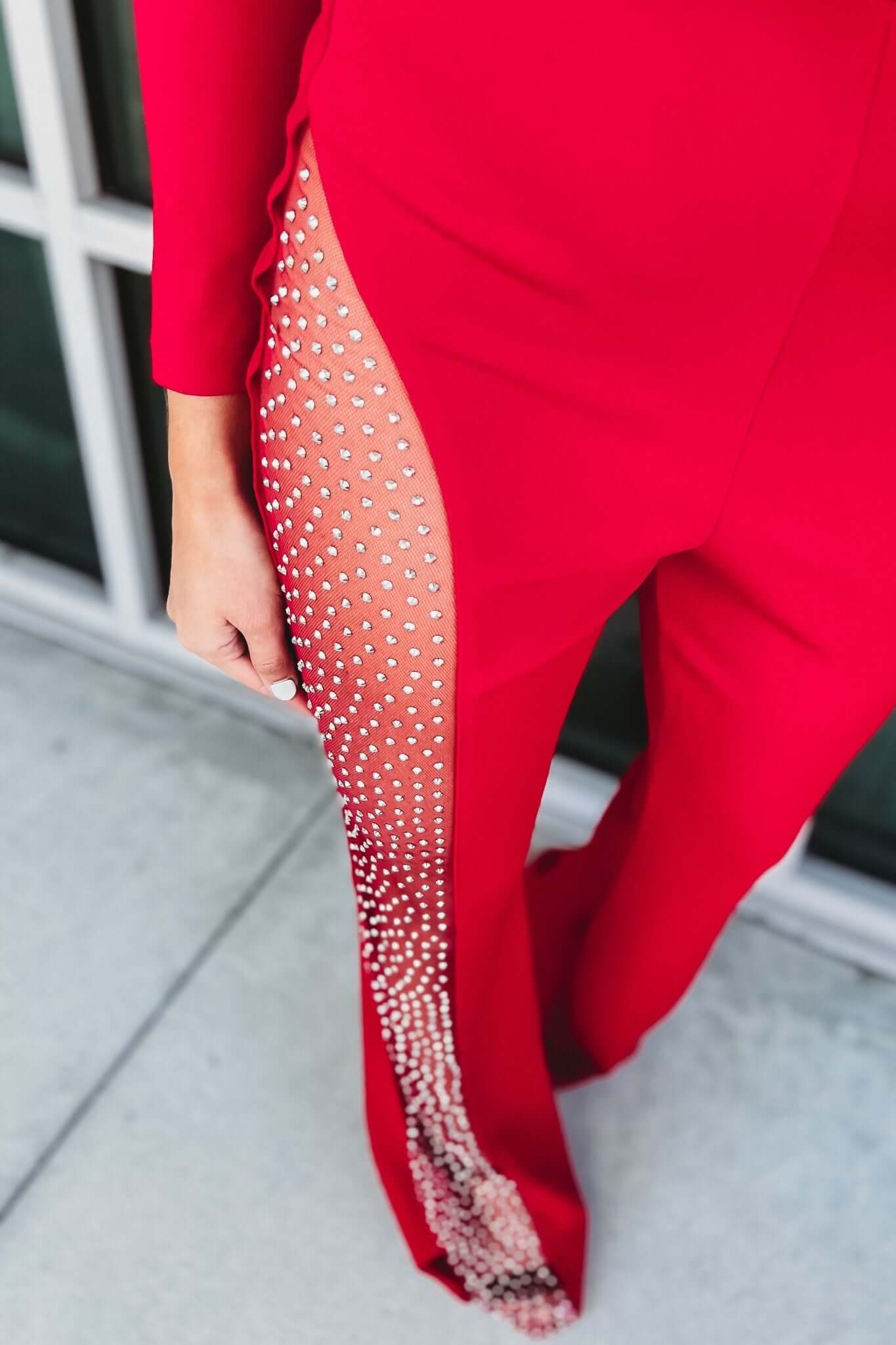 Jero | Rhinestone Jumpsuit - 