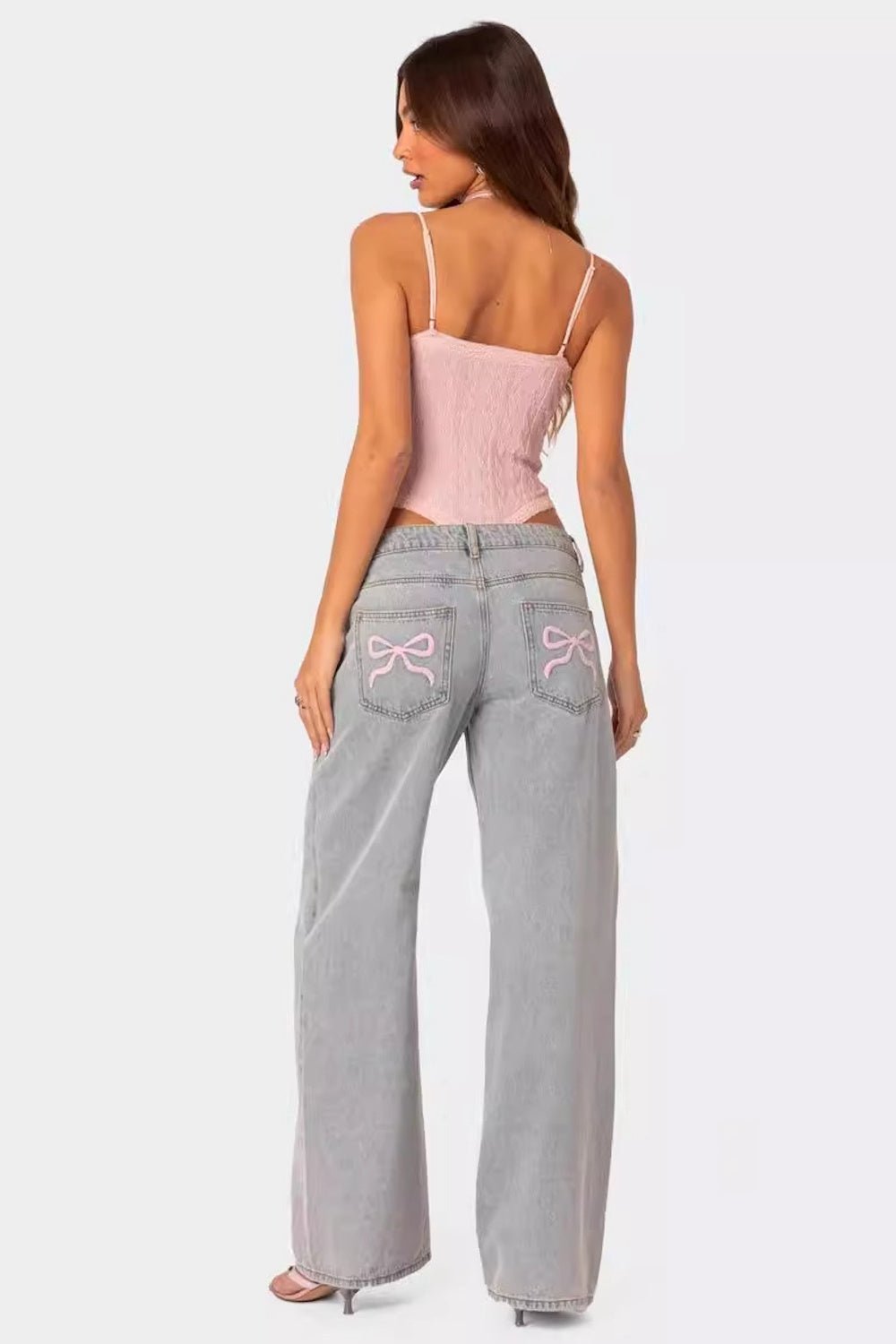 Laura | Bow Tie Jeans - Jeans