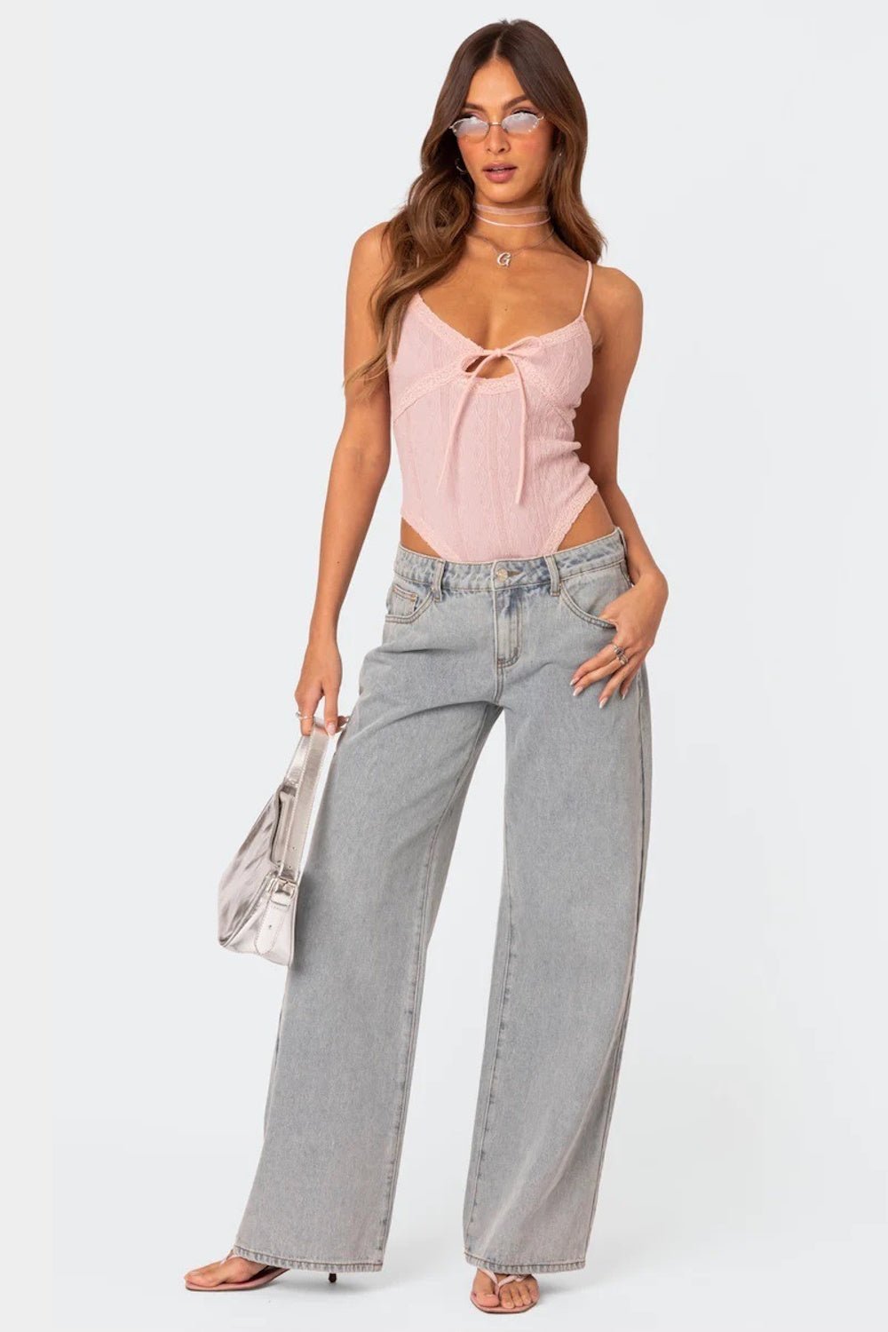 Laura | Bow Tie Jeans - Jeans