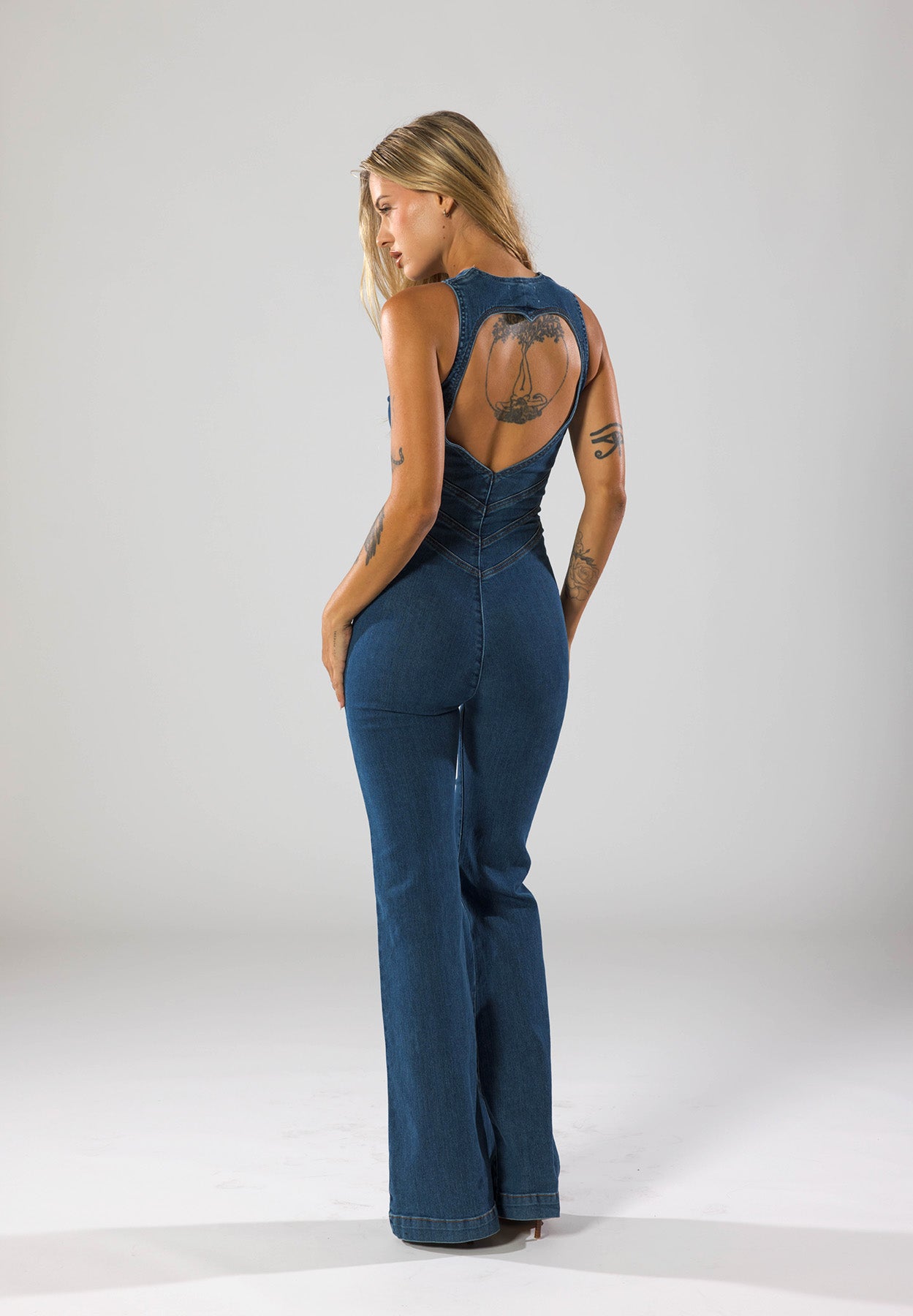 Mila | Denim Jumpsuit - 