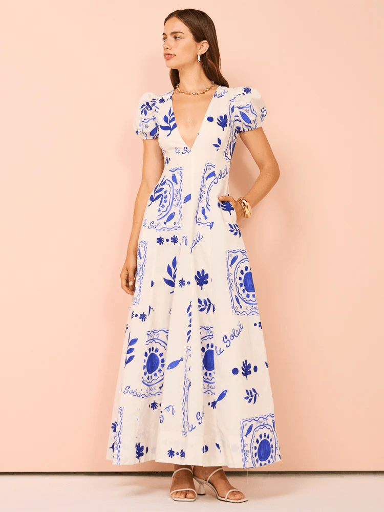 Wavy | Maxi Dress - 
